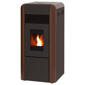 ALFA PLAM, peletová kamna s výměníkem DINO 24 ECO 24 kW, bronzová