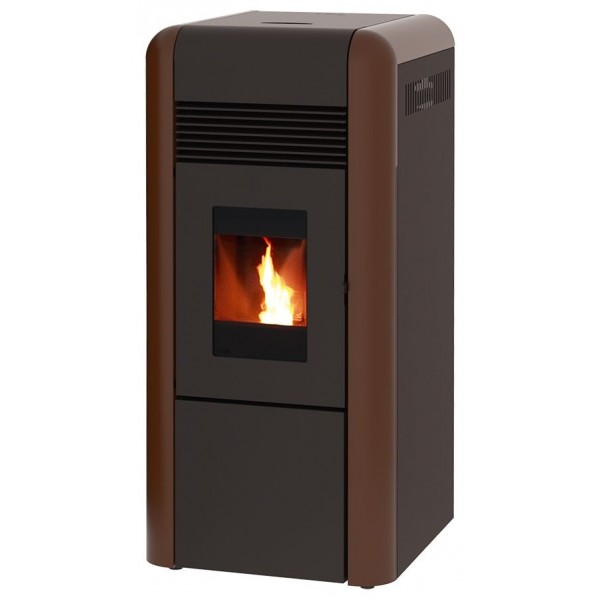 ALFA PLAM, peletová kamna s výměníkem DINO 24 ECO 24 kW, bronzová
